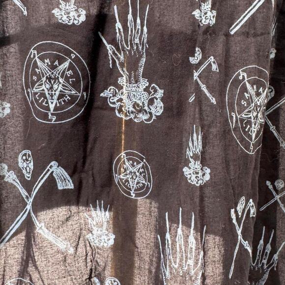 Black and blue gothic grunge hysteric glamour set - Picture 4 of 4